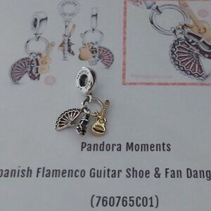 PANDORA SS *Country Edition* Spanish Guitar, Flamenco Shoe & Fan 760765C01